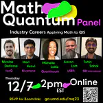 Panel - Industry Careers Applying Mathematics to QIS